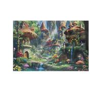 520 Piece Jigsaw Puzzles for Adults, Puzzle Educational Games, Challenging Puzzle, Puzzles 520 Pieces Fantasy Mushroom Landscape