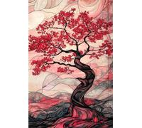 520 Piece Jigsaw Puzzles for Adults Watercolor Plum Blossoms Puzzle Fun Challenges Perfect for Relaxation Letter Printed on Back Interlock Perfectly No Dust for Men Women Elders Seniors 20.5 x 15 inch