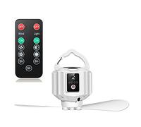 5200/10400mAh Rechargeable Remote Control Timing Camping Fan 3 Gears Tent Ceiling Fan With LED Lamp For Home Outdoor Bed