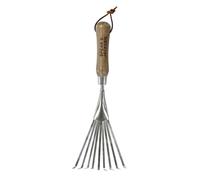 5200BR Traditional Stainless Mini Border Rake, Brown