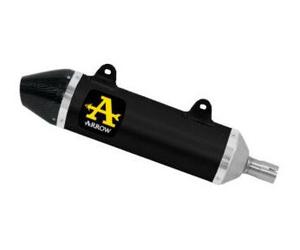 52013AKN - Exhaust Muffler Arrow Thunder Dark Aprilia RX / SX 125 (25-)