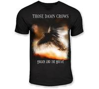 520CHENYONG Those Damn Crows Murder and The Motive T Shirt (Large)