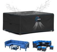 520D Waterproof Garden Furniture Cover 120x120x74cm Patio Table Cover with