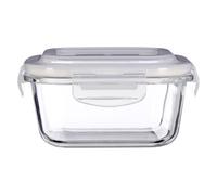 520ml Square Food Storage Container, BPA-Free PP White Lid Kitchen Food Storage Container, Food Containers