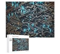 520PCS Jigsaw Puzzle for Adults Personalized Picture Puzzle Coding Pattern Customized Wooden Puzzles for Family, Birthday, Wedding, Game Nights Gifts Animal Puzzles 20.5x15 Inches