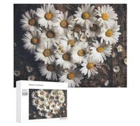 520PCS Jigsaw Puzzle for Adults Personalized Picture Puzzle Heart Shaped Shape Customized Wooden Puzzles for Family, Birthday, Wedding, Game Nights Gifts Animal Puzzles 20.5x15 Inches