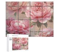 520PCS Jigsaw Puzzle for Adults Personalized Picture Puzzle Pretty Flowers Customized Wooden Puzzles for Family, Birthday, Wedding, Game Nights Gifts Animal Puzzles 20.5x15 Inches