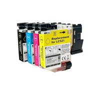 521 Ink Cartridge Compatible With Brother DCP-J1260W(LC521-2 Sets) | Fits DCP-J1310DW J1313DW J1360DW J1460DW J1260DW; Pack Of 1 To 5 Sets