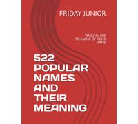 522 POPULAR NAMES AND THEIR MEANING: WHAT IS THE MEANING OF YOUR NAME