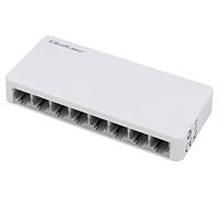 52248 Ethernet Switch DC Socket, RJ45 Female x8 Fast Ethernet QOLTEC