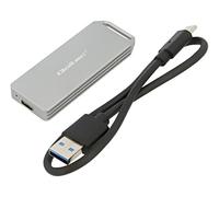 52266 Hard Drive Enclosure: M.2 PnP SATA III, USB 3.1 Aluminum QOLTEC