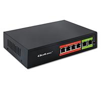 52289 Ethernet Switch IEC C13, RJ45 Female x6 Black 100m QOLTEC