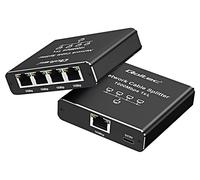 52293 Ethernet Switch RJ45 Female x5, USB C Female PnP Black 100m QOLTEC