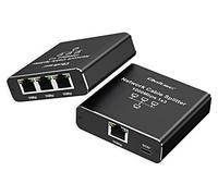 52294 Ethernet Switch RJ45 Female x4, USB C Female Black 100m QOLTEC