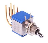 5246WWADB16X386 APEM On-On 6.35mm Miniature Toggle Switch DPDT 4A 30VDC