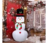525 Foot Illuminated Outdoor Christmas Snowman Inflatable Yard Decoration For Festive Holiday Parties (B, 160cm)
