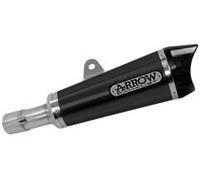 Arrow X-kone Dark Honda Msx 125 Grom ´16-20 Not Homologated Muffler Silver Not Homologated