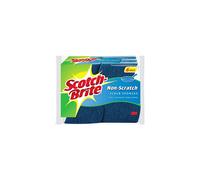 526 No Scratch Multi-Purpose Scrub Sponge, 4 2/5 x 2 3/5'', Blue, 6/Pack
