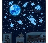 526Pcs Glowing Stars for Ceiling,Glow in The Dark Stars,Space Wall Decals Solar System Galaxy Planets Wall Stickers for Kids, Wall Decor for Girls Kids Bedroom Nursery Birthday Party Favor