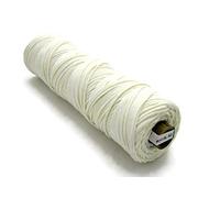 528 Foot Spool - Size #2/0-100% Cotton Square Braid Candle Wick - Unprimed and Lead-Free - Made in The USA