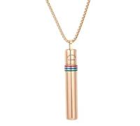 528 hz Breathing Necklace, Anxiety Necklace, 528 hz Whistle Breathing Necklace for Meditation Tuning Tools, Mindful Breathing Necklace, Calming Necklace, Stress Relief for Women, Men, F, Stainless