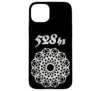 528 Hz Divine Frequency Cymatics Aesthetic Geometry Case for iPhone 15 Plus