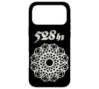 528 Hz Divine Frequency Cymatics Aesthetic Geometry Case for iPhone 17 Pro Max