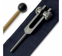 528 Hz MI Weighted Solfeggio Tuning Fork For Healing - Love Frequency 528hz - Sound Healing and Biofield Harmonization - Sound Therapy Tools, Sound Healing Instruments - Earthy Gray