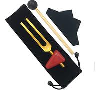 528 Hz Tuning Fork - Body Weighted Tuning Forks - Frequency Healing Devices DNA Repair - Sound Healing Chaka Tuning Fork - Meditative Instrument (Gold)