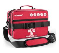 528 PCS Advanced First Aid Kit - Large 6-in-1 Modular Waterproof Well-Organized Emergency Kit for Home, Car, Travel, Camping, Boat & Outdoor