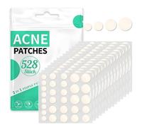 528 Pcs Spots Patches Pimple Patches Hydrocolloid Invisible Dots Spots With Tea Tree & Salicylic Acid Pimple Dots Waterproof and Breathable Acne Patches (528 PCS)