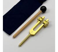 528Hz Solfeggio Tuning Fork, Gold, for Sound Healing, Love Frequency & Biofield Harmonization