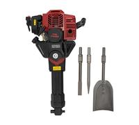 52CC 2-Stroke Petrol Tree Digger, Concrete Breaker, 1900w 6500r/min Tree Excavator with Wide Shovel Pointed Pickaxe and Flat Pickaxe, for Forestry Seedlings, Vegetable Planting