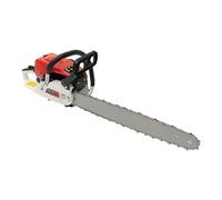 52CC 22" Petrol Chainsaw, 2 KW High Power, 2-Stoke Handheld Cordless Gasoline Chain Saw with Quick Start System, Anti-Vibration Handle, Ideal for Tree Cutting, Firewood Preparation, Shrub Pruning