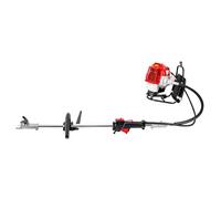 52cc 4-in-1 Gas Pole Saw, Hedge Trimmer, String Trimmer Brush Cutter, 2.3HP 2-Stroke 8500RPM Multi Function Gas Yard Tool with 8.85FT Pole, 15.75in Cutting Blade for Tree Pruning, Lawn, Garden