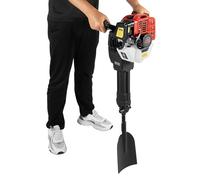 52cc Garden Tree Digger, 2 Stroke Petrol Garden Tree Excavator, Hand-held Digger Trencher, Excavator Machine with Adjustable Speed, for Garden Farm and Home, 1900W