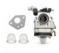 52CC Strimmer Carburettor, 15mm Universal Carburetor with Gasket, Replacement for Walbro Carburettor, Fits Brush Cutter, Hedge Trimmer, String Trimmer, Leaf Blower, Multi-Tool, Scooter and Cultivator