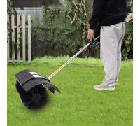 52CC Sweeper Artificial, 5500-8500rpm Gas Powered Brush Broom, Grass Sweeping Brush Cleaner, Handheld+Side Hanging Type, Broom Sweeper Artificial Grass Gas Power for Patios Driveways Street