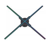 52cm 3D Hologram Fan Projector, HD LED Holographic Player, Advertising Display Machine, WiFi APP Remote Control For Shopping Mall For Halloween,Christmas