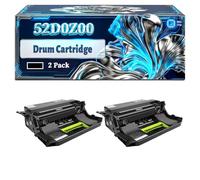 52D0Z00 Drum Cartridge Compatible for Lexmark MB2770adwhe MS710dn MS711dn MS810de MS810dn MS810dtn MS810n MS811dn MS811dtn MS811n MS812de MS812dn Printers (2-Pack Black)