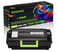 52D2H00 Compatible for Lexmark Toner Cartridge with Chip MS710dn MS810de MS810dn MS810dtn MS810n Printers (1 Pack Black)