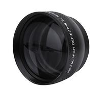 52mm 2X Camera Lens Telephoto Converter Lens, High Definition Magnification for 52mm Mount Camera