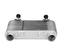 52mm Aluminum Alloy Intercooler Engine Cooler High Performance Front Mount Design for Car and Motorcycle Turbocharged Engines Reduce Intake Temperature Improve Airflow Efficiency a