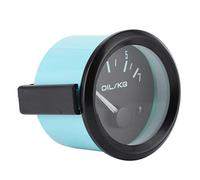 52mm Car Oil Pressure Gauge 12V Universal Meter with Sensor and White LED Light