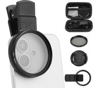 52mm Clip-0n Cpl Phone Cameralens Filter Kit,Upgrade Circular Polarizing Filter Compatible with Mostcell Phones,CPL Filter for Phone,Portable Polarizer Camera Len(1 Set