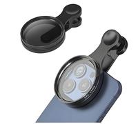 52mm Clip on CPL Phone Camera Lens Filte, CPL Filter, Macro lens for iphone, Fish eye lenses for iphone, Boosts Colour Saturation for iPhone/Samsung/Android, Pro Mobile Photography Accessory
