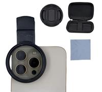 52mm Clip-on CPL Phone Camera Lens Filter, Universal Polarizing Filter with Clip Kit, Compatible with iPhoneSamsung/Android Smartphones