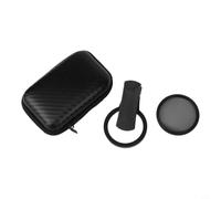 52mm CPL Filter Clip-On Phone Camera Lens Kit for iPhone for samsung - Circular Polarizer Reduces Glare Reflections Outdoor Photography Black 10x5x5cm(52mm CPL)