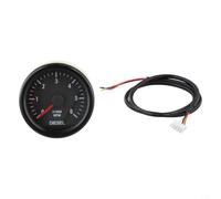 52mm Diesel Engine Tachometer Gauge 0-6000 RPM Dashboard Electrical Meter for Motor Performance Monitoring Black Plastic Construction