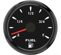 52mm Fuel Gauge 240-33 Ohm LED for Boat Car(Black)